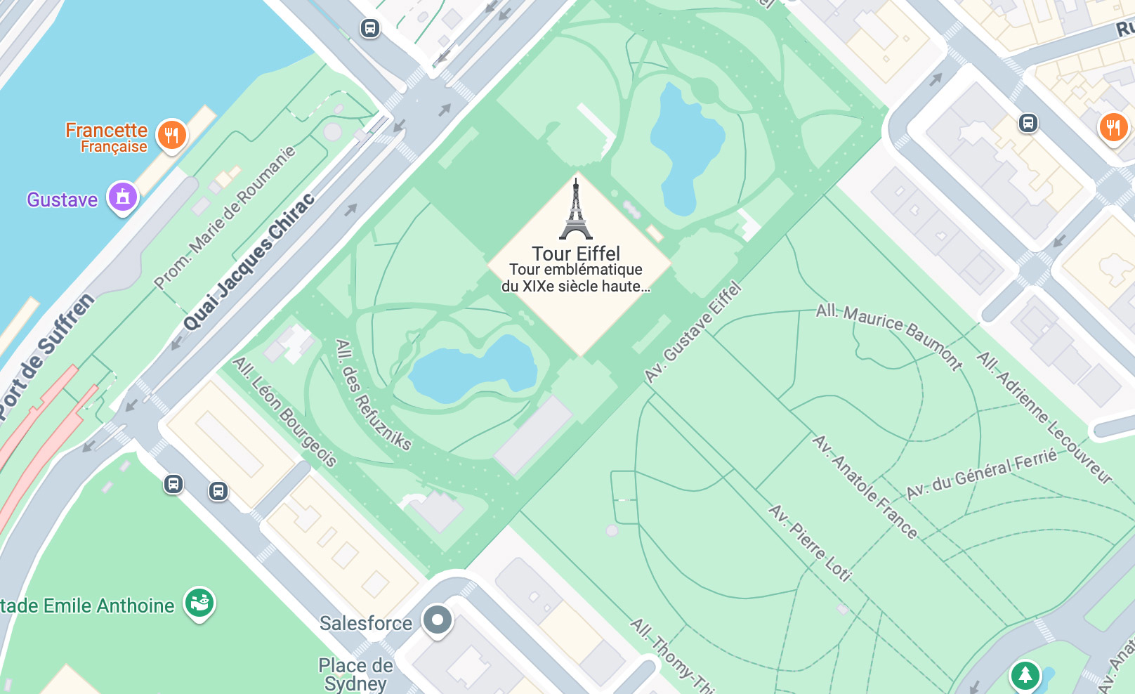 plan acces Dolce Pizza Démo